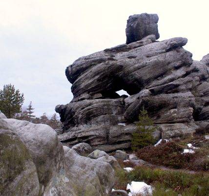formacje skalne w górach stołowych